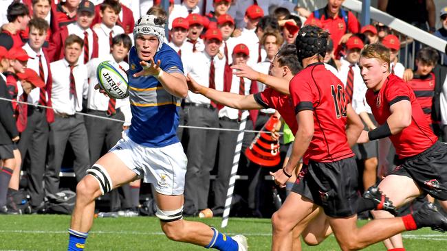 St Joseph's Gregory Terrace vs Anglican Church Grammar School Saturday September 4, 2021. Picture, John Gass