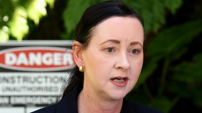 Health Minister Yvette D'Ath says Queensland is looking at moving to rapid antigen tests from January 1 for people travelling to the state. Picture: Dan Peled