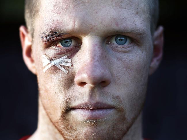 SYDNEY, AUSTRALIA - JULY 04:  Zak Jones of the Swans poses after a Sydney Swans AFL training session at Sydney Cricket Ground on July 4, 2017 in Sydney, Australia.  (Photo by Ryan Pierse/Getty Images)