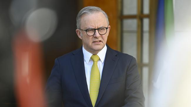 Prime Minister Anthony Albanese says radical ideologies are not welcome in Australia. Picture: NewsWire / Martin Ollman