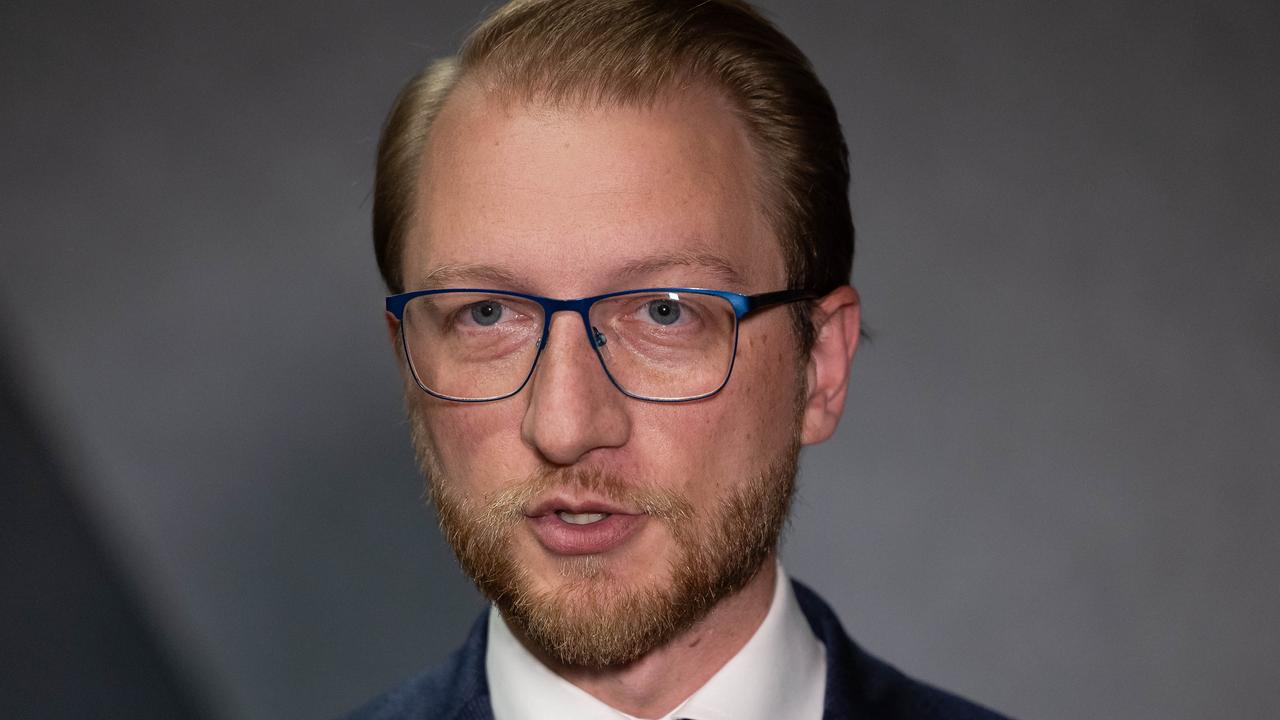 James Paterson said the Treasurer was in hiding. Picture: Jason Edwards / NewsWire