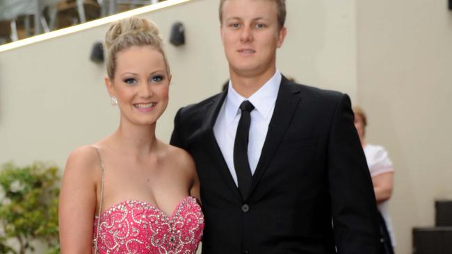 St Patrick’s College, Campbelltown year 12 students celebrating their formal in Wollongong in 2012.