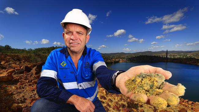 Shane Charlton, of Heritage Minerals, is helping bring the mine back to life. Picture: Adam Head