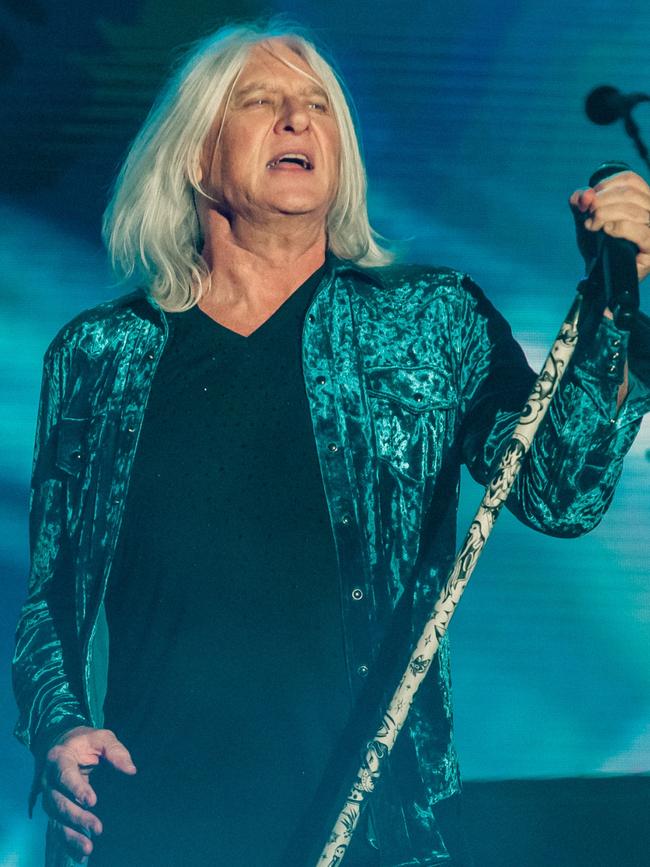 Joe Elliott, singer of Def Leppard, performing in Mexico. Picture: Medios y Media/Getty Images.