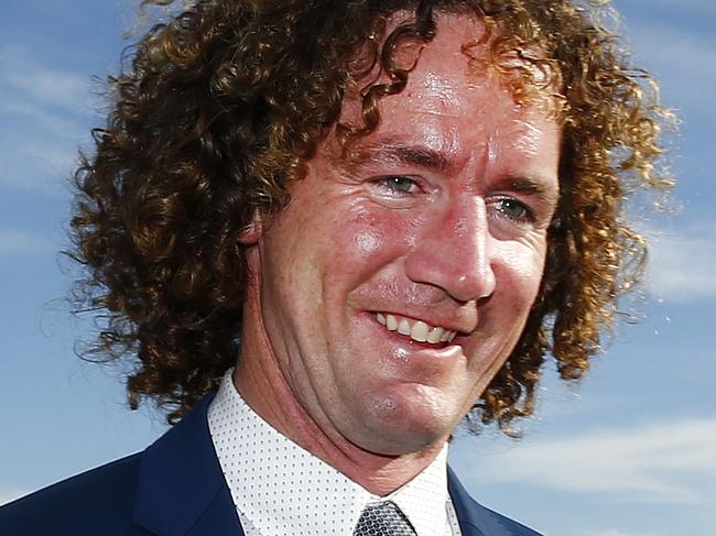 2015 Crown Oaks Day at Flemington Racecourse, Trainer Ciaron Maher after the win by Jameka. Melbourne. 5th November 2015. Picture: Colleen Petch. OaksRaces15