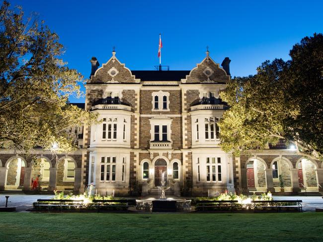 Exterior of Prince Alfred College main building. Pic James Knowler / @jkcrewphotos