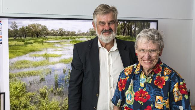 Oakey Coal Action Alliance secretary Paul King and president Aileen Harrison. Picture: Kevin Farmer