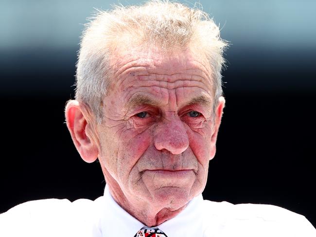 SYDNEY, AUSTRALIA - DECEMBER 26: Trainer Gerald Ryan  celebrates after Rachel King riding Franz Josef wins Race 1 Inglis Millennium Day 10 Feb Maiden Handicap during Sydney Racing at Royal Randwick Racecourse on December 26, 2023 in Sydney, Australia. (Photo by Jeremy Ng/Getty Images)