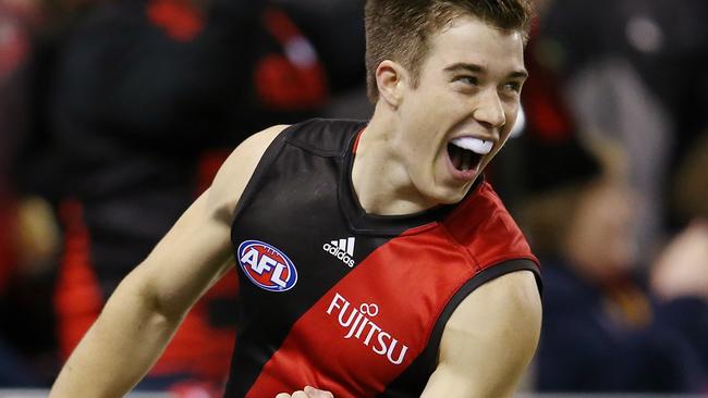 Zach Merrett could captain Essendon next week. Picture: Michael Klein