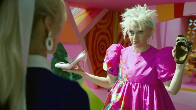 Kate McKinnon as Weird Barbie. Picture: Warner Bros