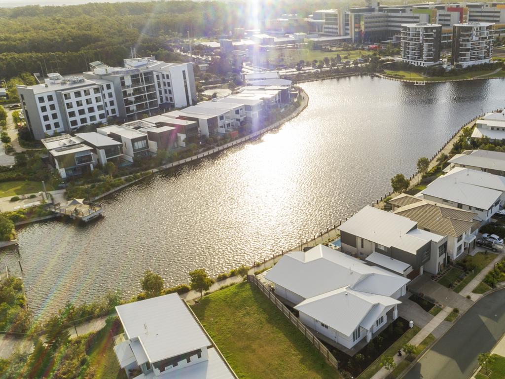 A bidding war has erupted for a Hamptons-style Sunshine Coast home at 52 Prime Parade, Birtinya between 16 registered hopefuls.