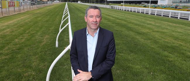 Racing Qld CEO Brendan Parnell at the Gold Coast Turf Club racetrack. Picture: Glenn Hampson