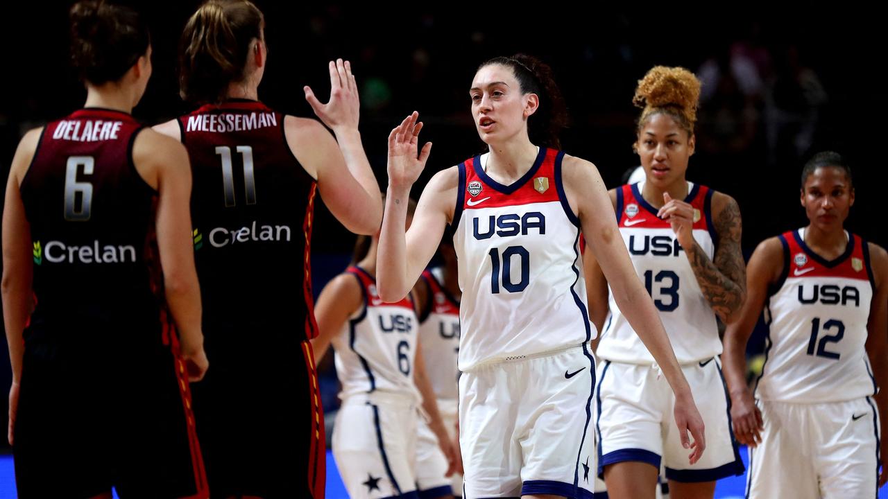 Breanna Stewart starred for Team USA in their first game. (Photo by BRENDON THORNE / AFP)