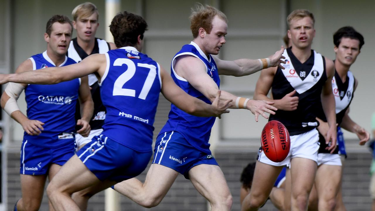 Nick McGill during the 2021 AdFL season. Picture: Naomi Jellicoe