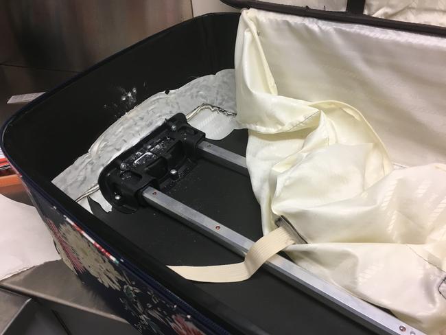 A 28-year-old Japanese national was jailed for nine years after 1.7kg of pure methamphetamine discovered in his luggage at Brisbane Airport. Picture: Supplied