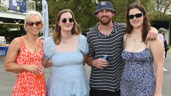 Yarra Valley Cup 2024. Carley, Emily, Bruce and Emma. Picture: David Smith