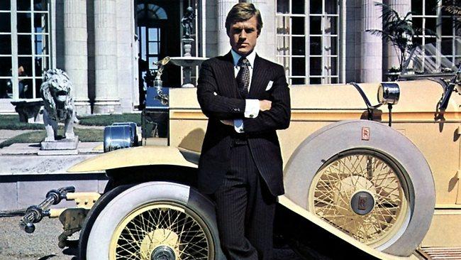 Robert Redford in the 1974 film of The Great Gatsby