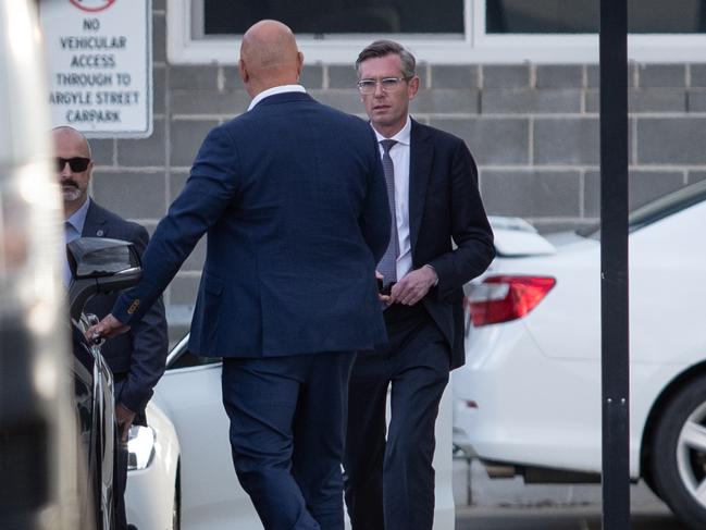 NSW Premier Dominic Perrottet went to the school to express his condolences to teachers at the end of the school day.