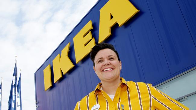 Manager Annie Chandler at the opening of the giant Ikea store last year. Picture: Peter Kelly