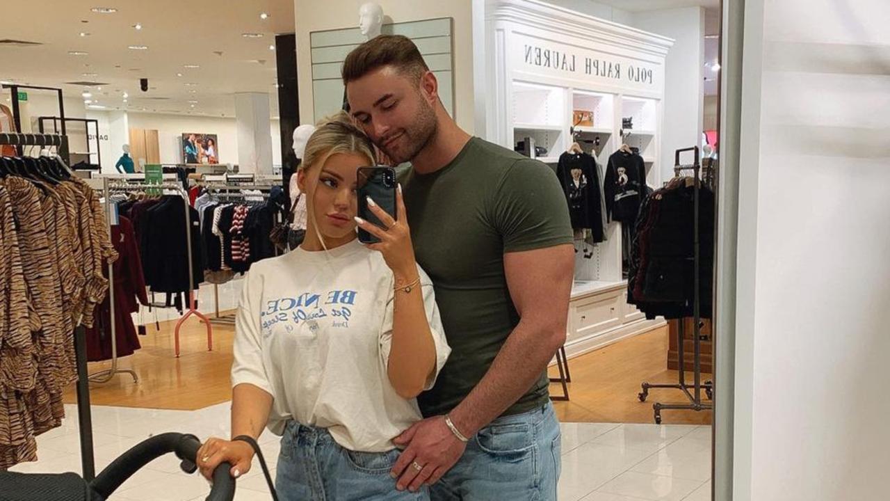 Model Grace Piscopo with her former defacto Andre Rebelo who is accused of killing his mother for money. Picture: Instagram