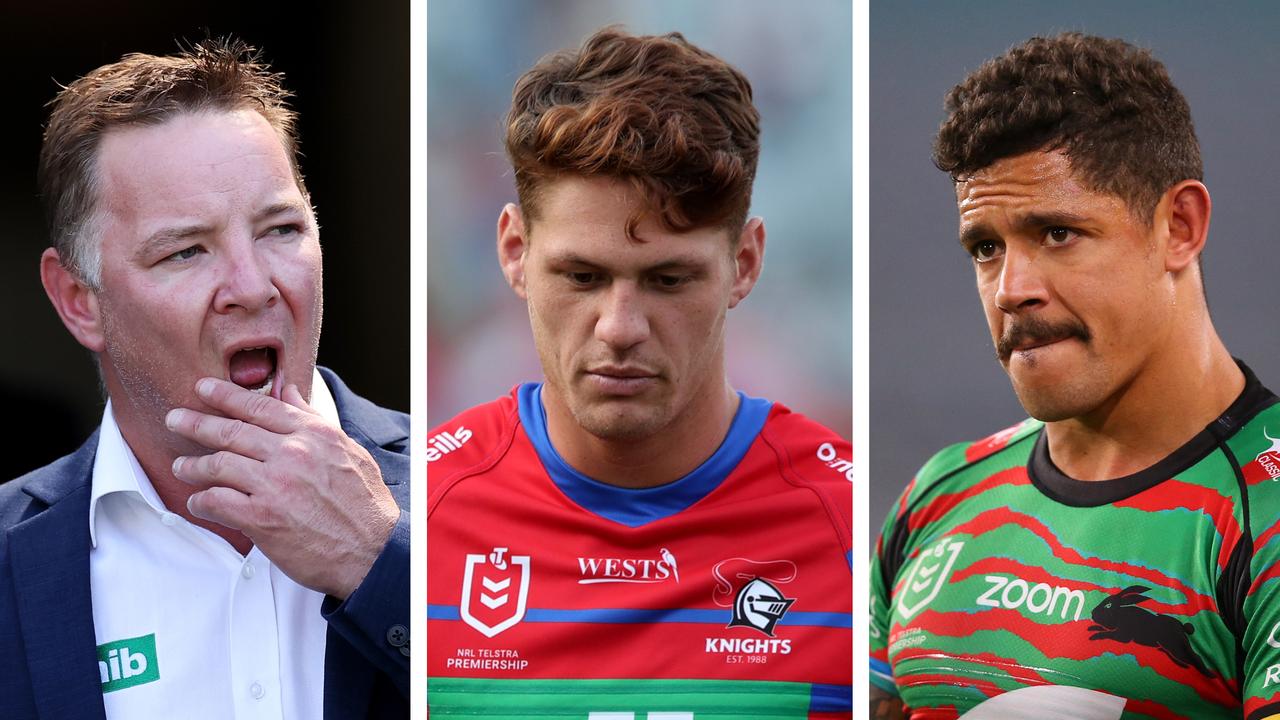 Adam O'Brien, Kalyn Ponga and Dane Gagai.