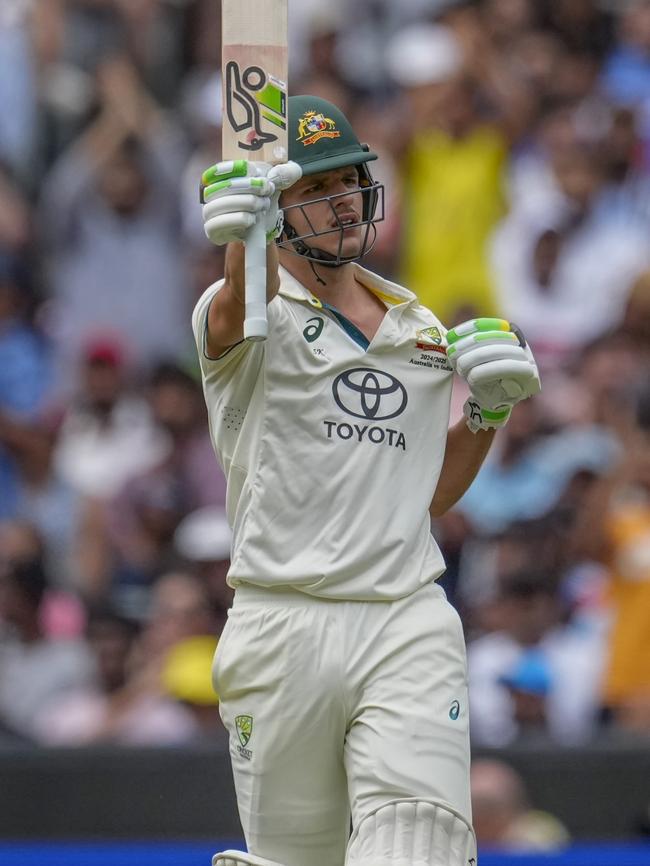 Konstas appears to be the main competition for Labuschagne. Picture: AP Photo/Asanka Brendon Ratnayake
