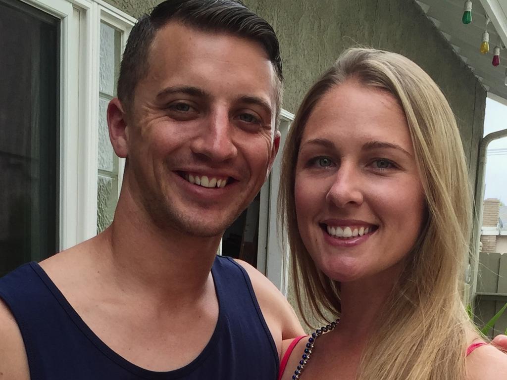 Denise Huskins and boyfriend Aaron Quinn were woken up by a kidnapper. Picture: Netflix