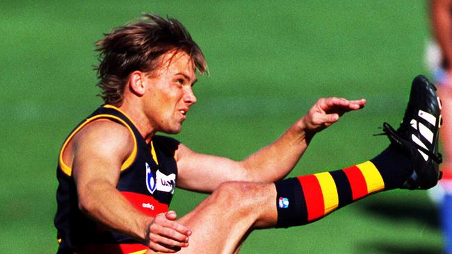 Tony Modra was the biggest cult hero in the Crows’ history.