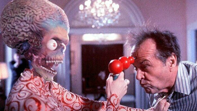 Jack Nicholson in Mars Attacks.