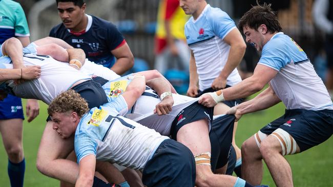 The Gen Blue NSW Waratahs in action. Pics: Julian Andrews