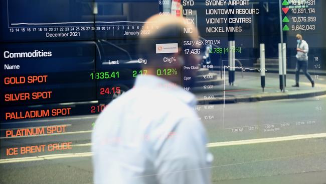 Volatility will continue this week amid heightened geopolitical uncertainty and the prospect of higher interest rates in the US. Picture: Jeremy Piper / NCA NewsWire