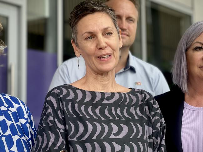 Darwin, NT, 22/1/25: YWCA Regional Manager NT Rachael Uebergang. The CLP government has announced an extra $8.4m to support frontline domestic violence services in the NT. Picture: Fia Walsh.