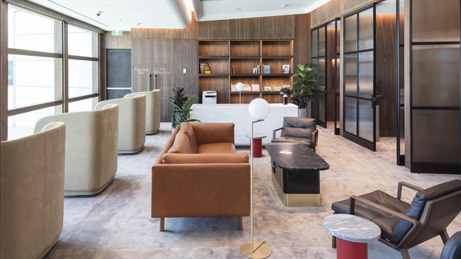 Brisbane Qantas Chairman’s Lounge for lounge feature. Picture: Supplied