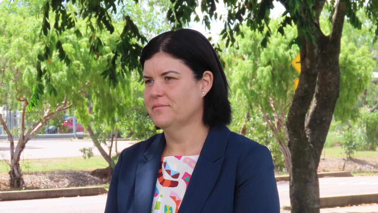 Chief Minister Natasha Fyles has confirmed Mr Chalker's settlement included entitlement to a "number of financial matters". Picture: Annabel Bowles