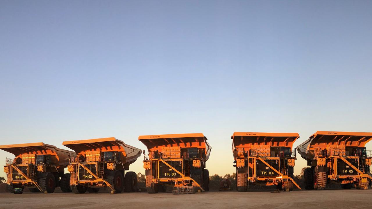 ROLLING ON: Adani Australia has shown off some their heavy machinery.