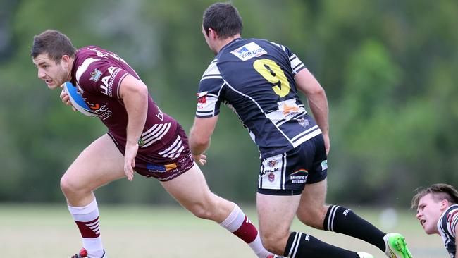 Ryley Jacks playing for Burleigh against Tweed Heads in 2015. Picture: Richard Gosling