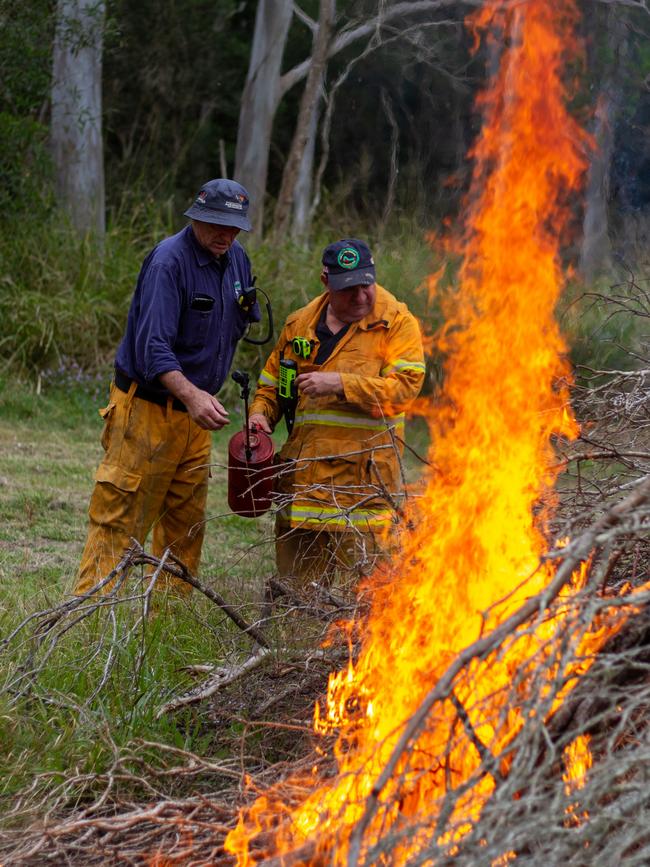 Richard Greatorex and his team are often called out to assist with people burning dead vegetation on their properties.