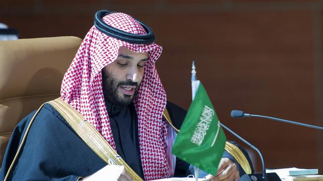 Mr Cameron lobbied Crown Prince Mohammed bin Salman, pictured, only months after he ordered the murder of the journalist Jamal Khashoggi. Picture: AFP