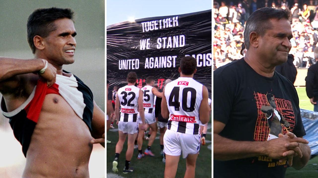 Nicky Winmar at Adelaide Oval.