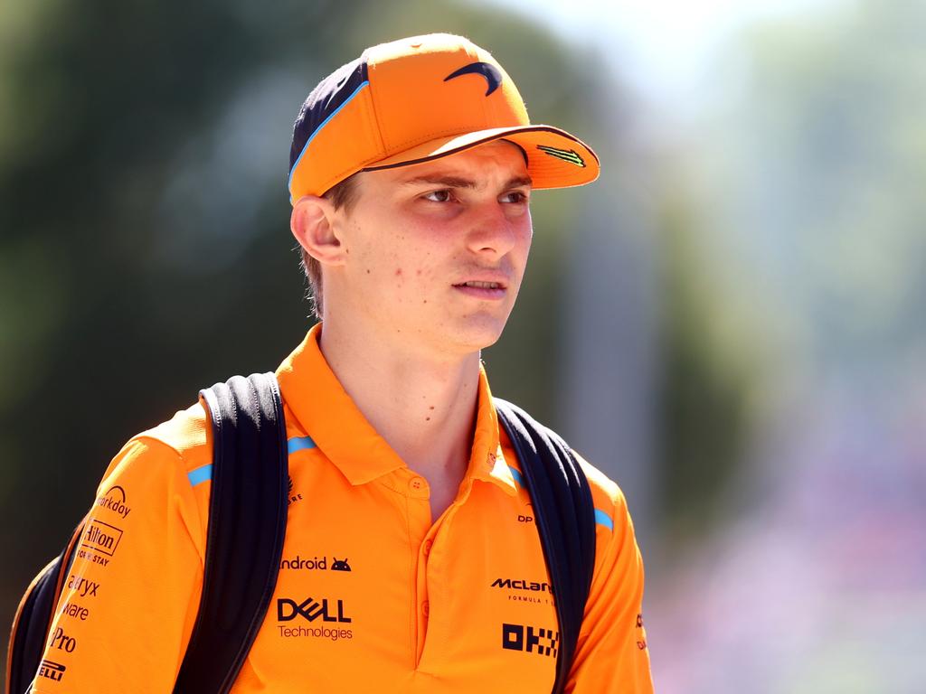 Oscar Piastri of Australia and McLaren walks in the Paddock prior to final practice ahead of the F1 Grand Prix of Emilia-Romagna at Autodromo Enzo e Dino Ferrari Circuit on May 18, 2024 in Imola, Italy. (Photo by Lars Baron/Getty Images)