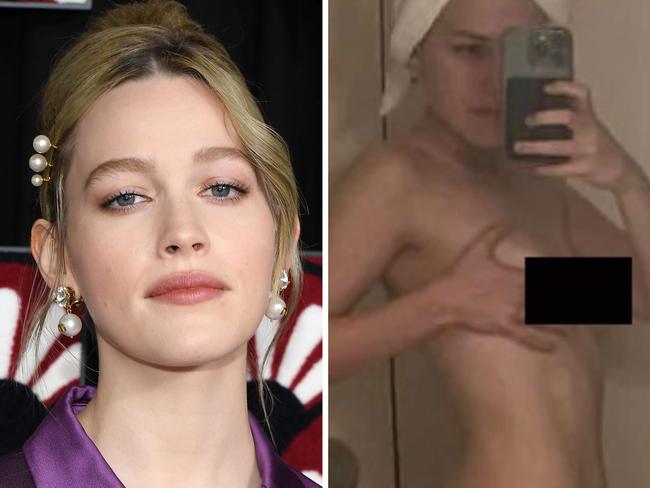 Victoria Pedretti has explained her viral nude photo.