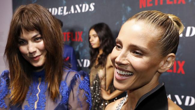 Elsa Pataky pictured at the world premier of Tidelands, GOMA, Brisbane 9th of December 2018.  Tidelands is the first Australian Netflix original series.  (AAP Image/Josh Woning)