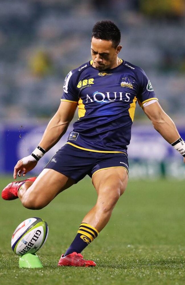 Christian Lealiifano’s dedication has inspired his Brumbies teammates.