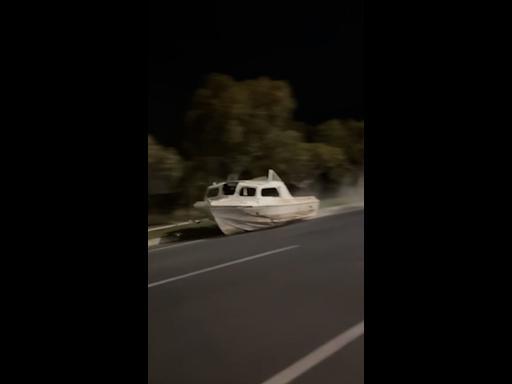 Hoon drags tugboat down Perth highway