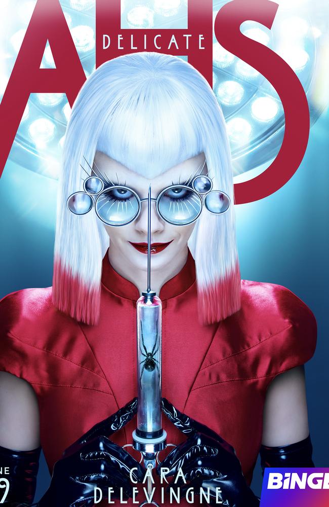 Cara Delevingne stars in American Horror Story: Delicate. Picture: Binge