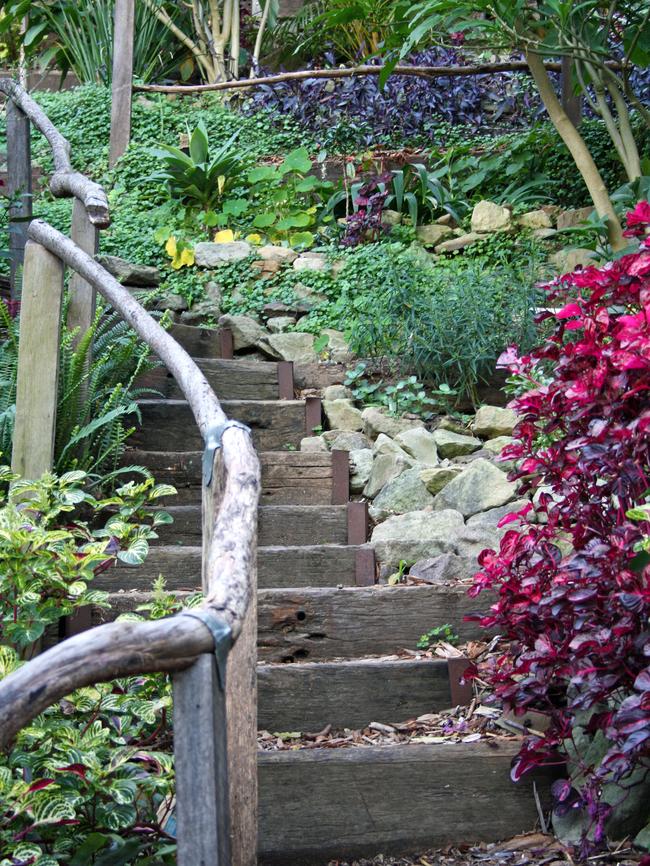 A pathway in the garden photographed in 2013. Picture: Supplied