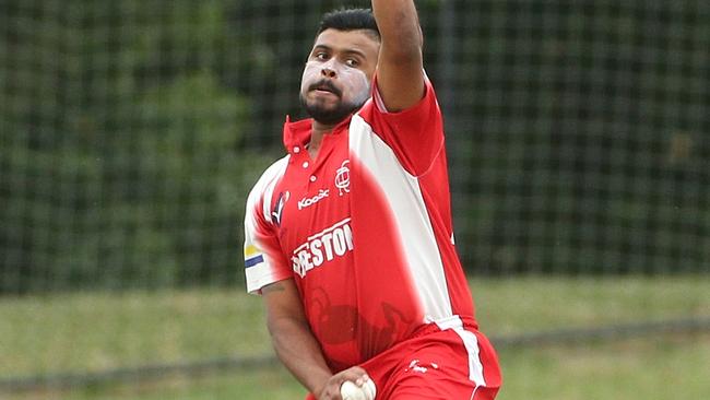 Upul Bandara in action for Preston. Picture: Hamish Blair