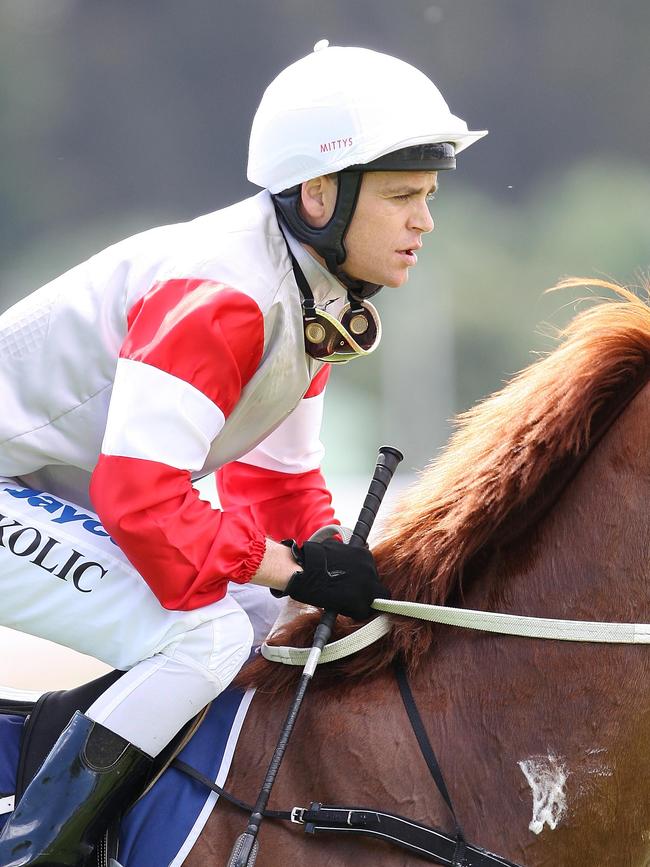 Danny Nikolic returns to scale after a Warwick Farm win.