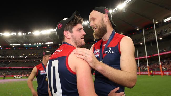 Gawn spills on Dees duo’s flag bum tatts