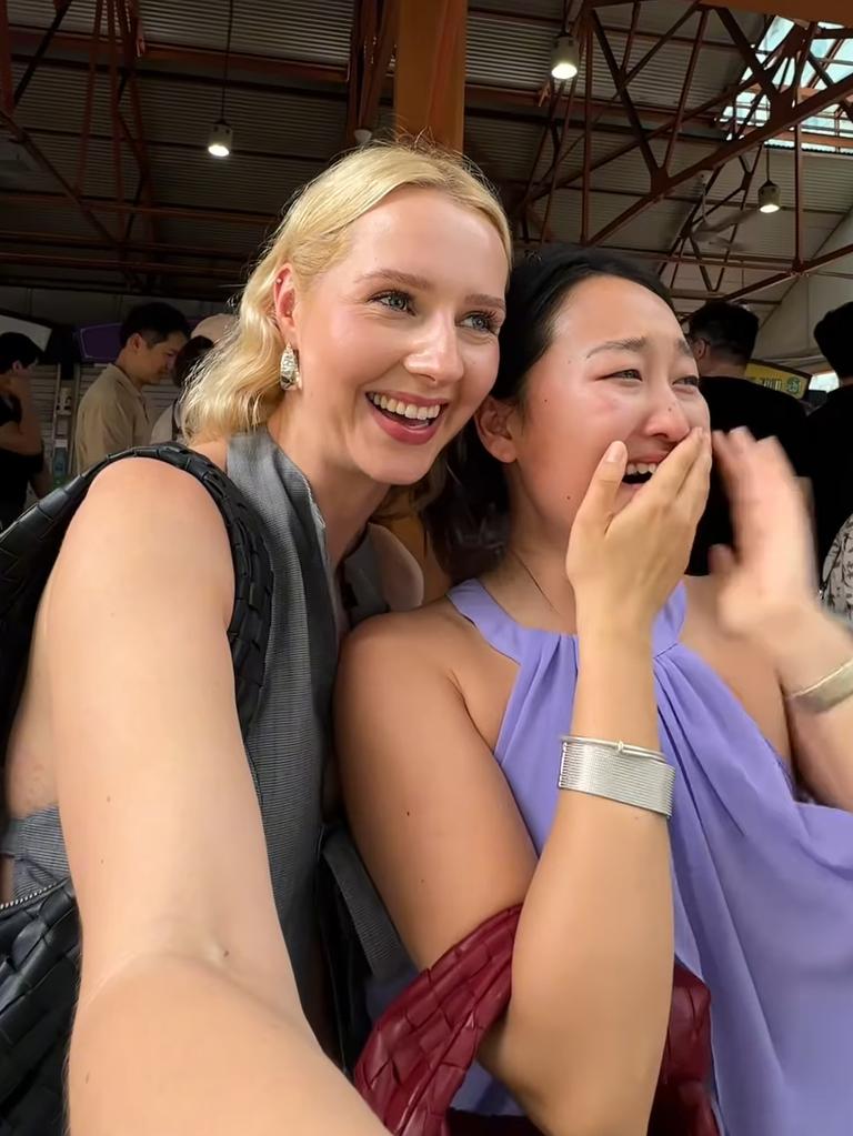 The sighting left her friend in tears. Picture: TikTok